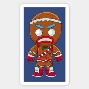 Gingerbread Man fanart, baby cookies man, angry gingerbread Magnet